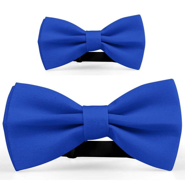 Set papioane tata fiu albastru-safir, uni